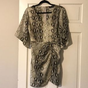 Pretty little thing snakeskin dress